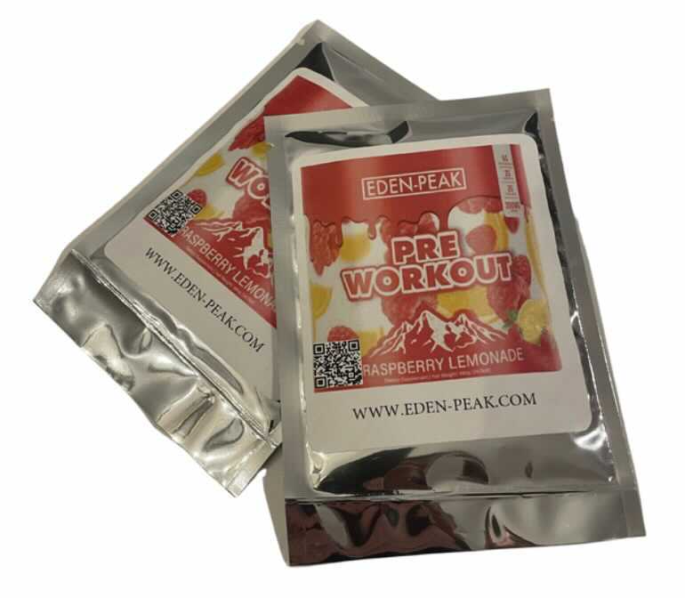 Pre-Workout convenience packets - Raspberry Lemonade