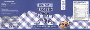 Protein Max: Blueberry Muffin